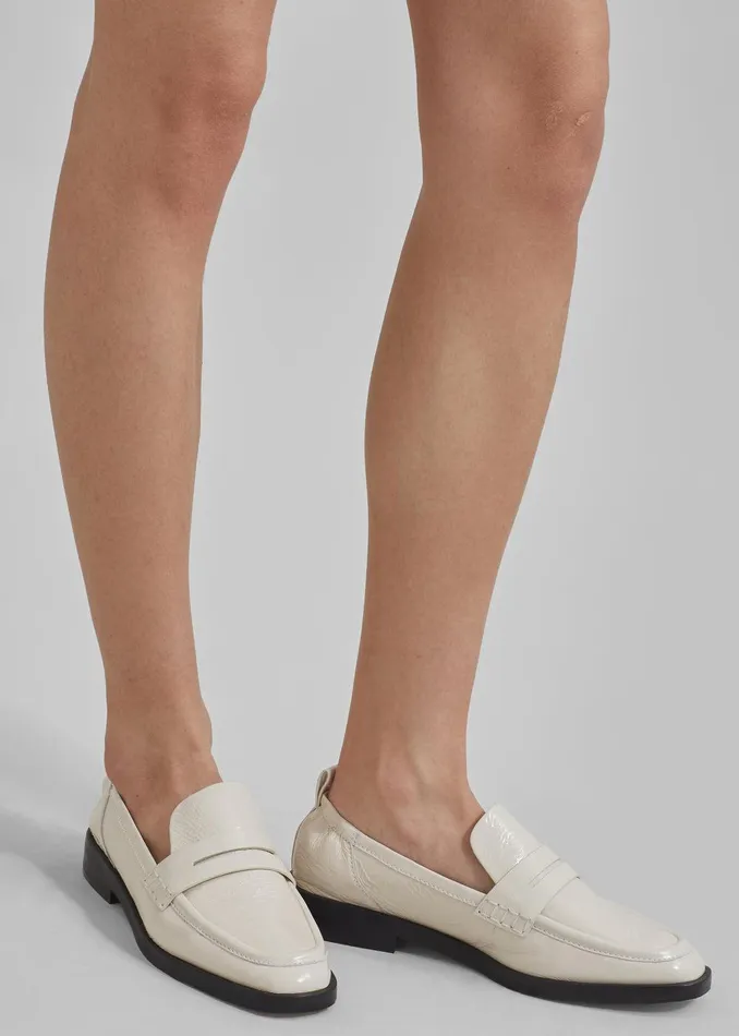 31 Phillip Lim Alexa Soft Penny Loafers 8211 Chalk Women The Frankie Shop Shoes