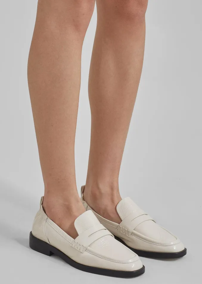 31 Phillip Lim Alexa Soft Penny Loafers 8211 Chalk Women The Frankie Shop Shoes