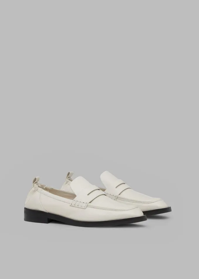 31 Phillip Lim Alexa Soft Penny Loafers 8211 Chalk Women The Frankie Shop Shoes