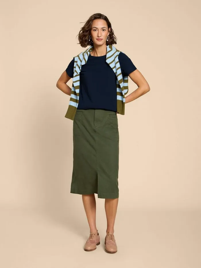 ABBIE TEE Dark Navy Women White Stuff Shirts and Blouses