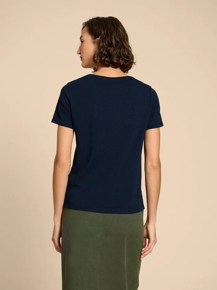ABBIE TEE Dark Navy Women White Stuff Shirts and Blouses ABBIE TEE Dark Navy Women White Stuff Shirts and Blouses