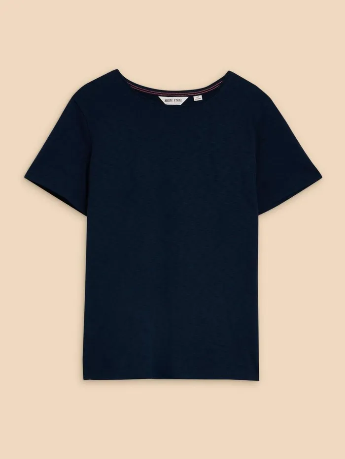ABBIE TEE Dark Navy Women White Stuff Shirts and Blouses ABBIE TEE Dark Navy Women White Stuff Shirts and Blouses