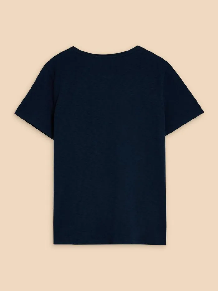 ABBIE TEE Dark Navy Women White Stuff Shirts and Blouses ABBIE TEE Dark Navy Women White Stuff Shirts and Blouses