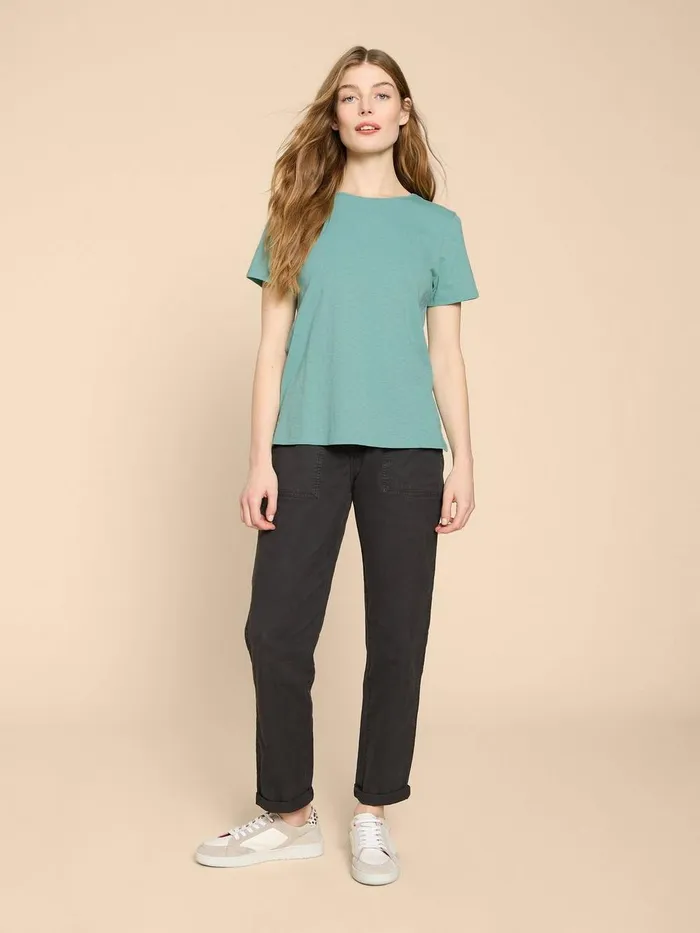 ABBIE TEE Mid Teal Women White Stuff Tops and Tees