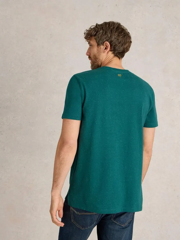Abersoch Nep Short Sleeve Tee Dk Teal Men White Stuff Loungewear Abersoch Nep Short Sleeve Tee Dk Teal Men White Stuff Loungewear