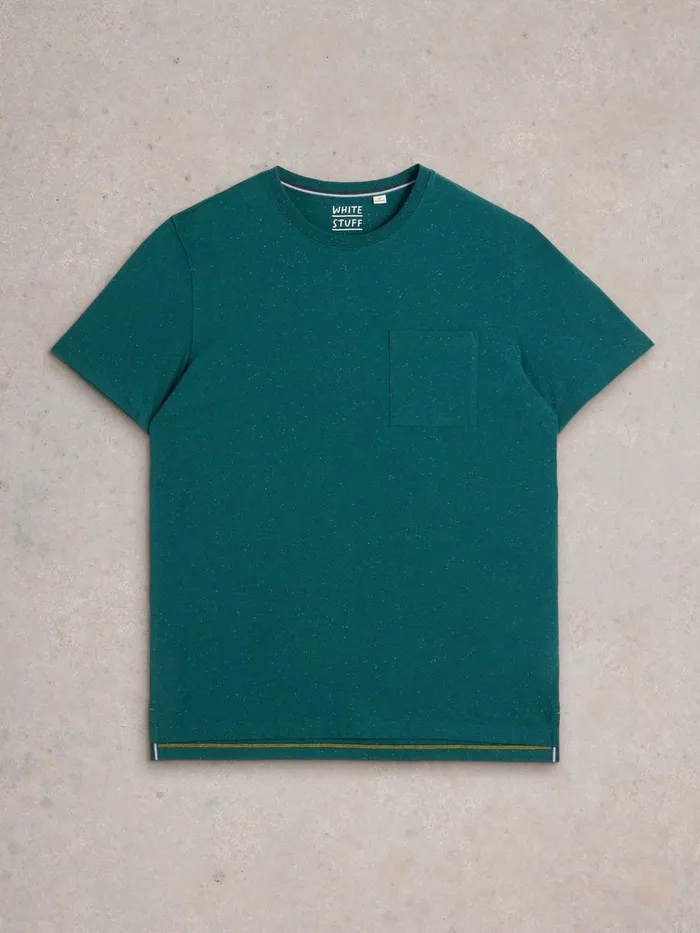 Abersoch Nep Short Sleeve Tee Dk Teal Men White Stuff Loungewear Abersoch Nep Short Sleeve Tee Dk Teal Men White Stuff Loungewear