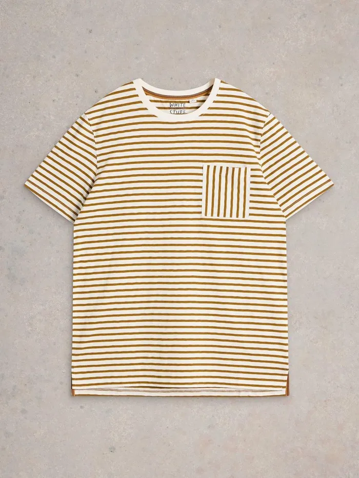 Abersoch Stripe Crew Neck Tee Natural Multi Men White Stuff TShirts Abersoch Stripe Crew Neck Tee Natural Multi Men White Stuff TShirts