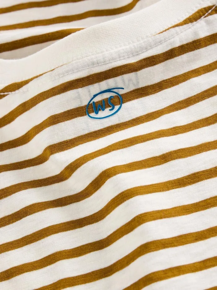 Abersoch Stripe Crew Neck Tee Natural Multi Men White Stuff TShirts Abersoch Stripe Crew Neck Tee Natural Multi Men White Stuff TShirts