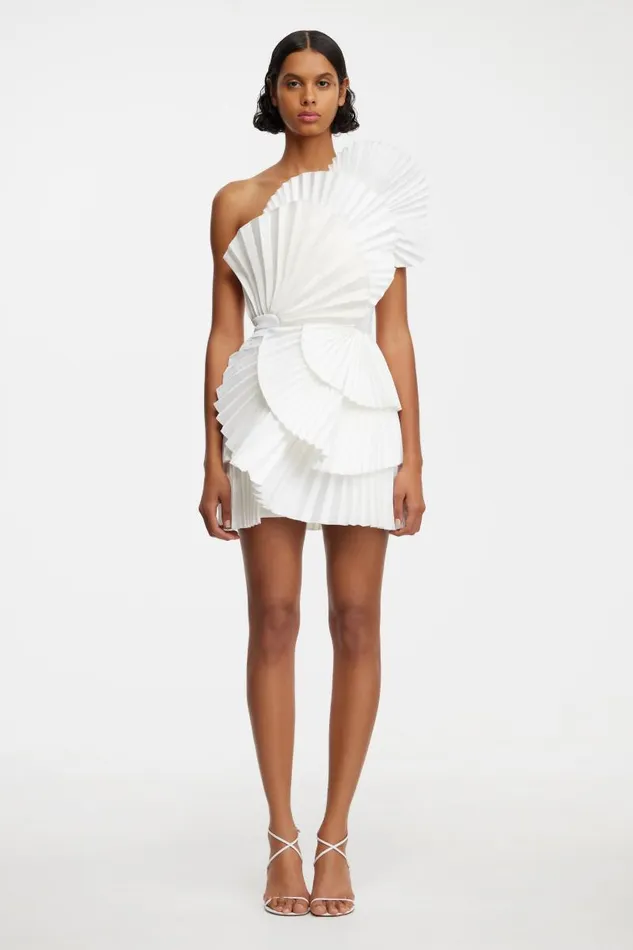 Acler Dresses Abbotsford Mini Dress Ivory 8211 Women