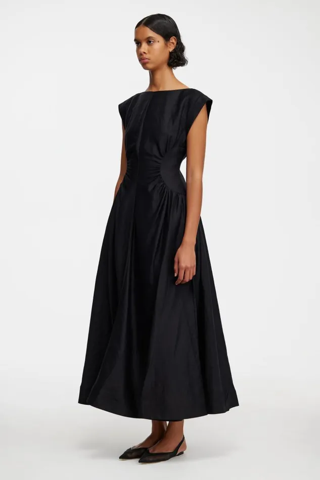 Acler Dresses Emery Midi Dress Black 8211 Women