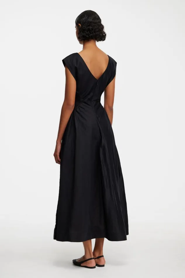 Acler Dresses Emery Midi Dress Black 8211 Women