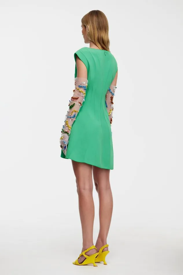 Acler Dresses Treven Mini Dress Clover 8211 Women