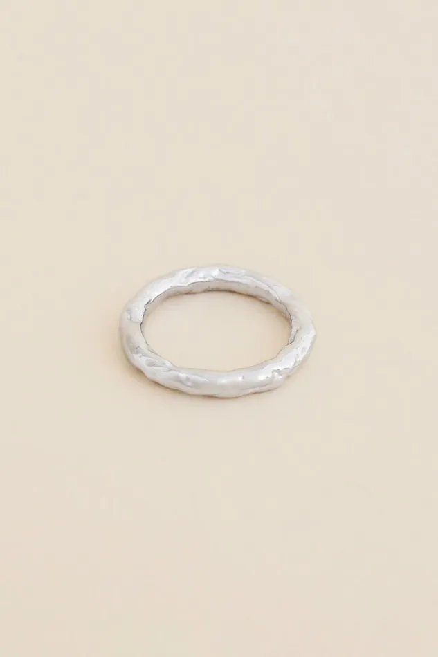 Acler Jewellery Broadmeadows Twist Ring Silver 8211 Women