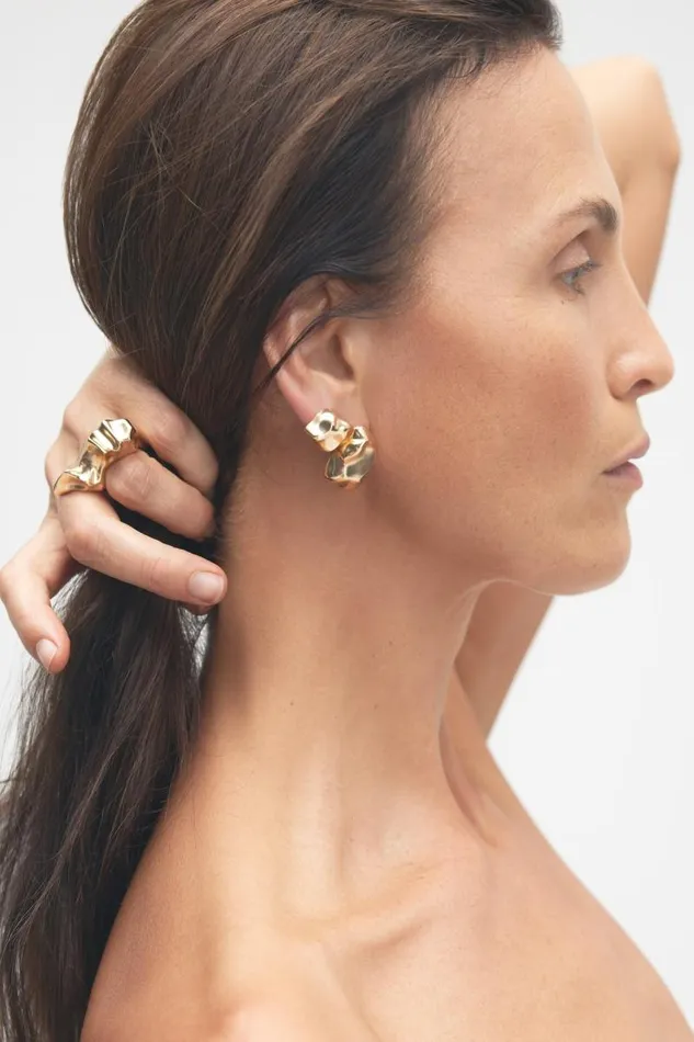 Acler Jewellery Gateside Earring Large Gold 8211 Women Acler Jewellery Gateside Earring Large Gold 8211 Women
