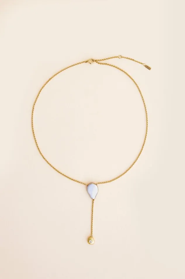 Acler Jewellery Lucia Cast Drip Necklace Gold 8211 Women