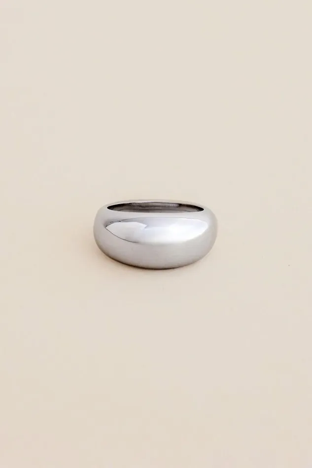 Acler Jewellery Myrtle Dome Ring Silver 8211 Women