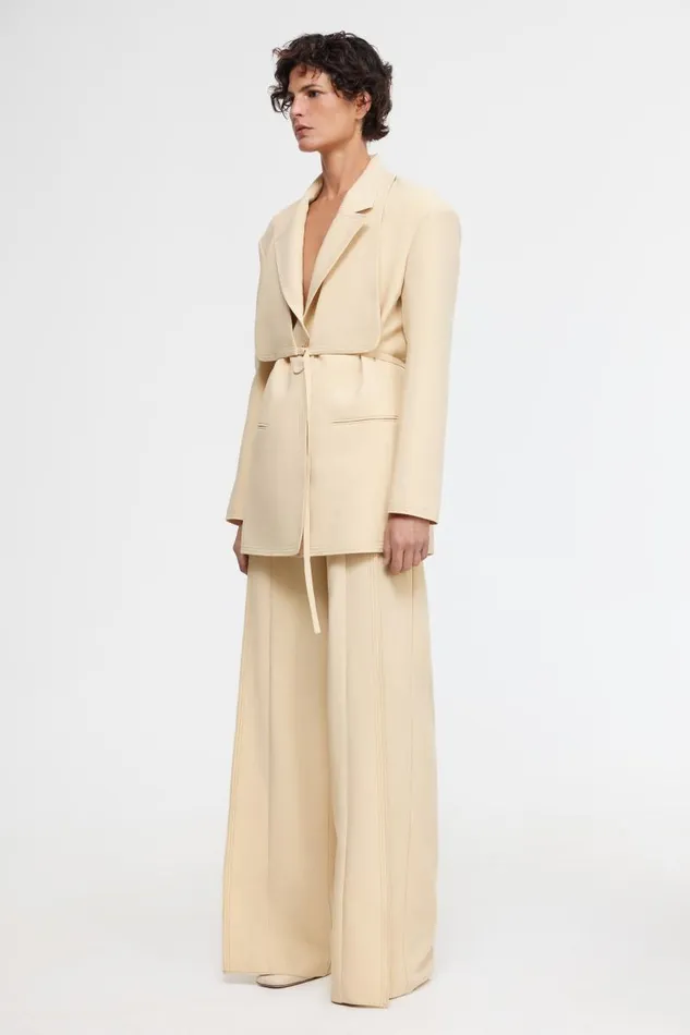Acler Outerwear Wirra Blazer Biscuit 8211 Women