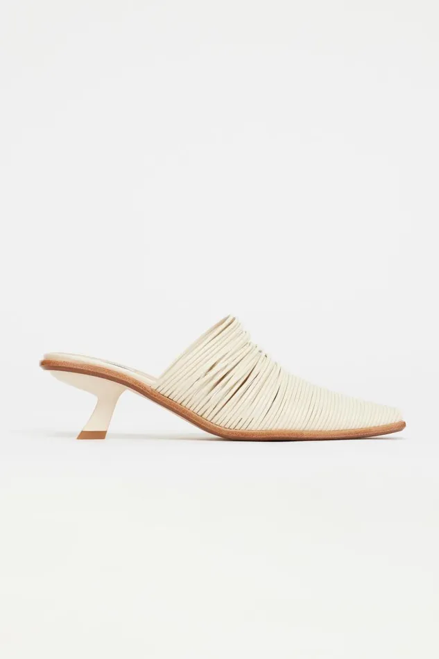 Acler Shoes Grasshill Mule Vanilla 8211 Women
