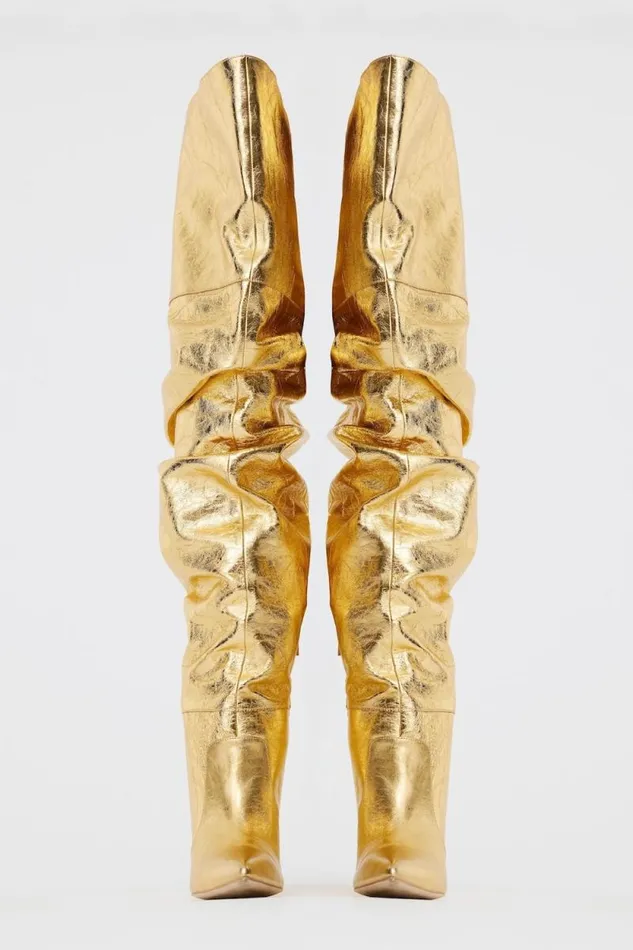 Acler Shoes Las Palmas Boot Gold 8211 Women Acler Shoes Las Palmas Boot Gold 8211 Women