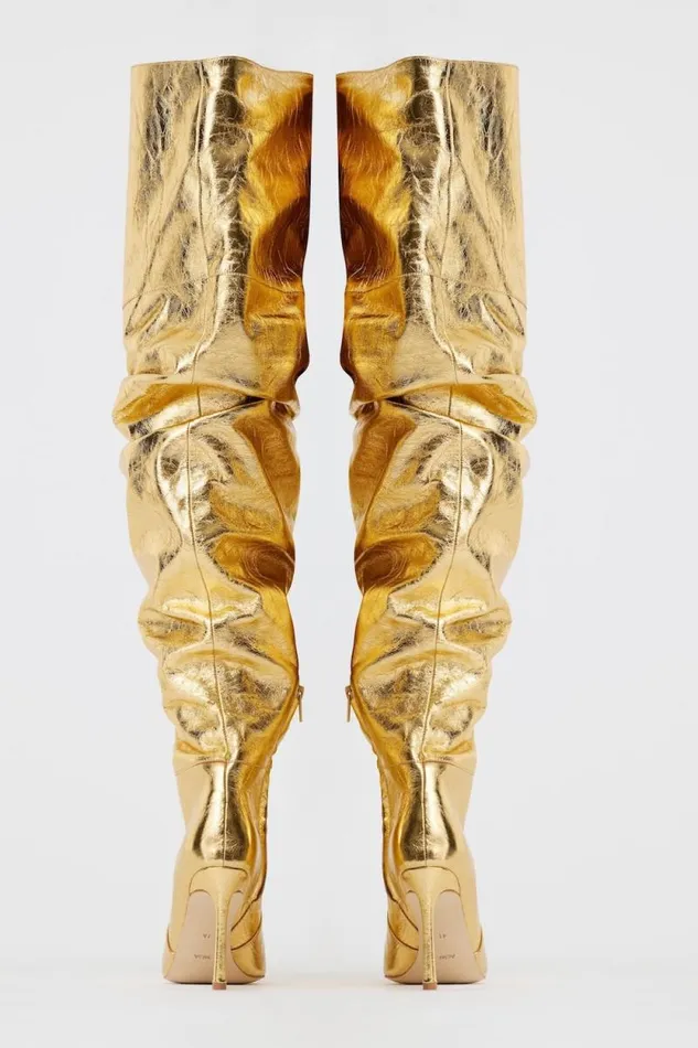 Acler Shoes Las Palmas Boot Gold 8211 Women Acler Shoes Las Palmas Boot Gold 8211 Women