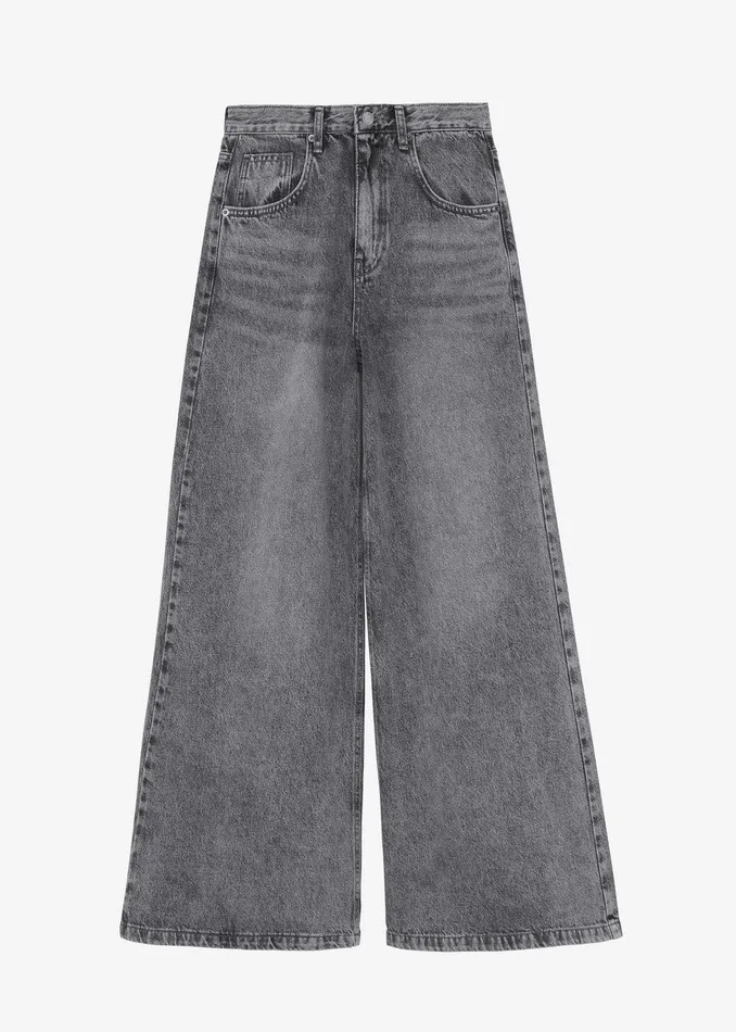 Alani Wide Leg Jeans 8211 Black Wash Women The Frankie Shop Clothing