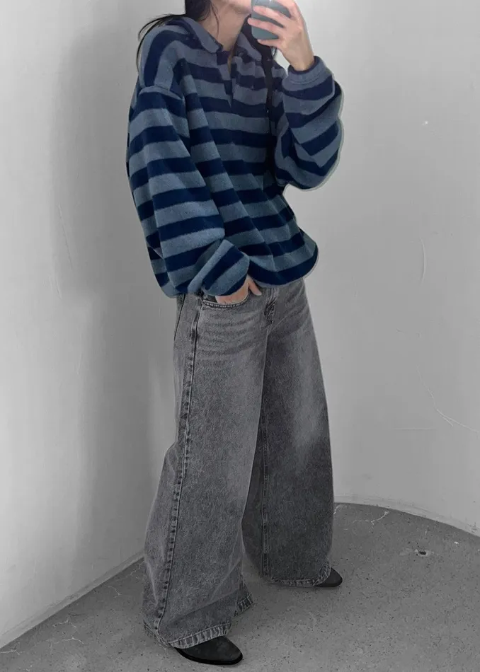 Alani Wide Leg Jeans 8211 Black Wash Women The Frankie Shop Clothing
