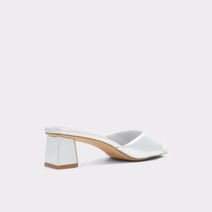 ALDO Block Heels Women Aneka Silver
