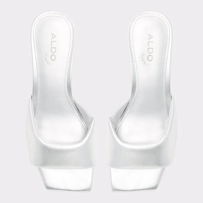 ALDO Block Heels Women Aneka Silver