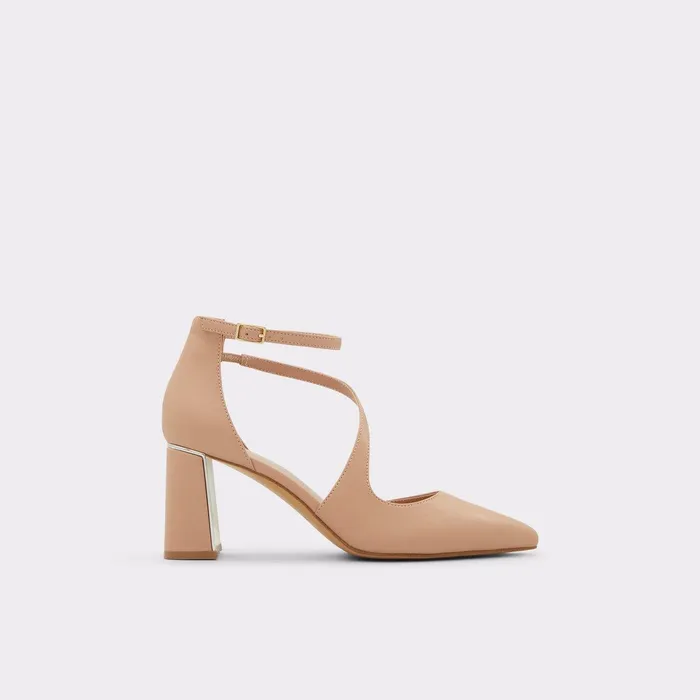 ALDO Block Heels Women Annodar Light Brown