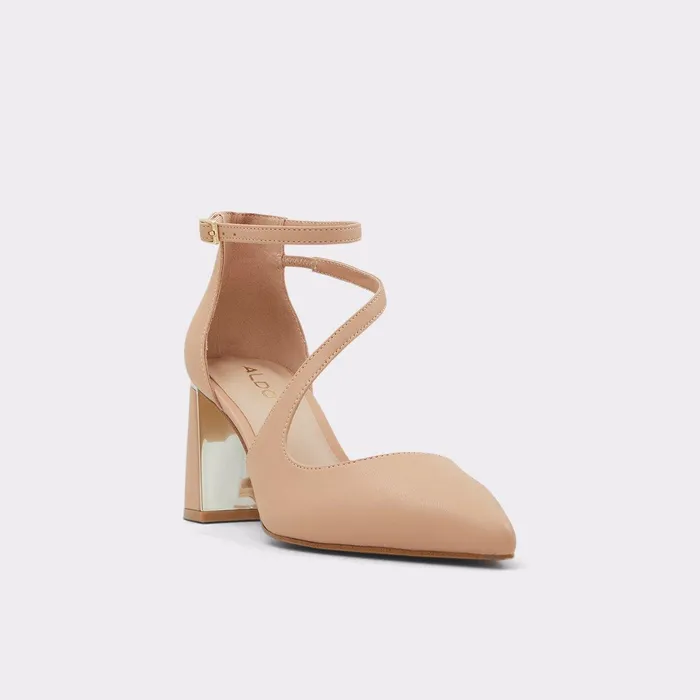 ALDO Block Heels Women Annodar Light Brown