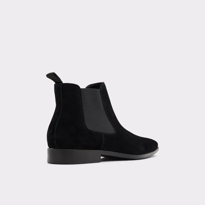 ALDO Boots Men Markey Black Leather Suede