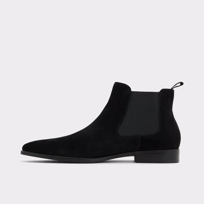 ALDO Boots Men Markey Black Leather Suede