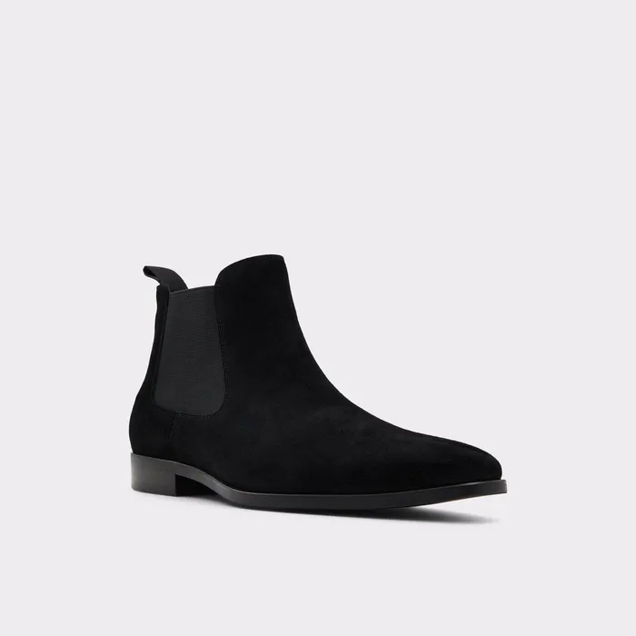 ALDO Boots Men Markey Black Leather Suede