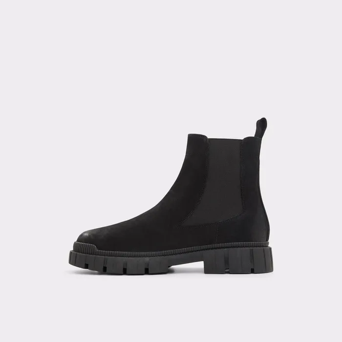 ALDO Boots Men Westfield Black Leather Nubuck
