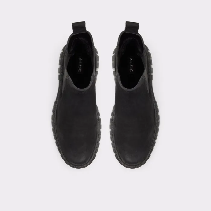 ALDO Boots Men Westfield Black Leather Nubuck
