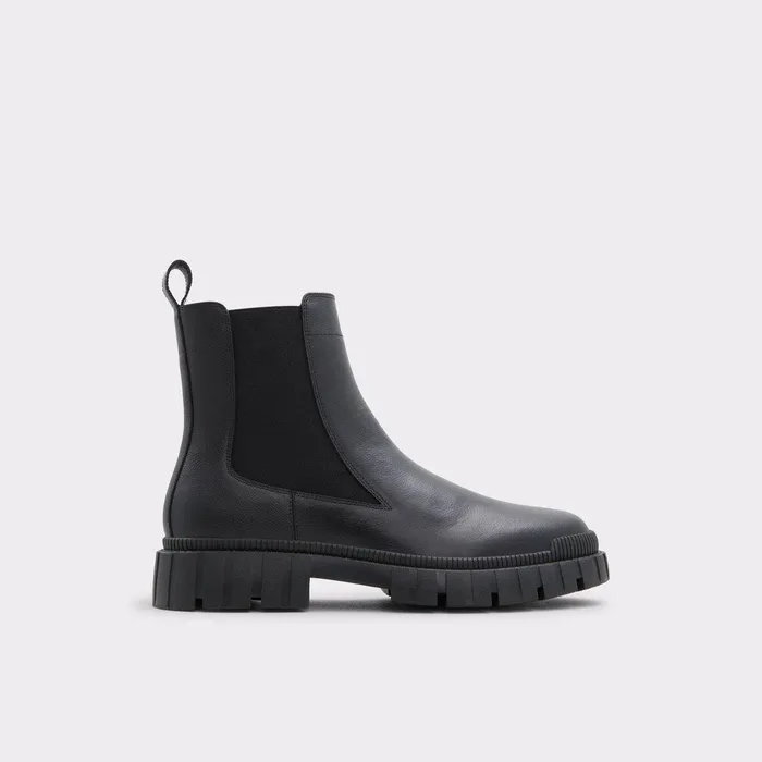 ALDO Boots Men Westfield Black Leather Smooth