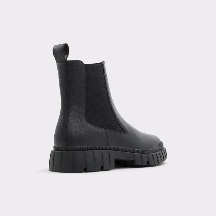 ALDO Boots Men Westfield Black Leather Smooth ALDO Boots Men Westfield Black Leather Smooth
