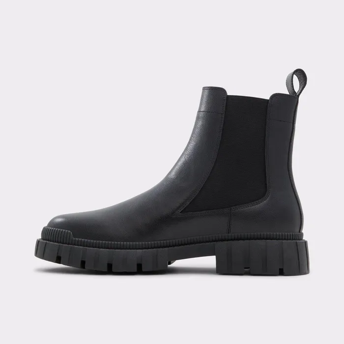 ALDO Boots Men Westfield Black Leather Smooth ALDO Boots Men Westfield Black Leather Smooth