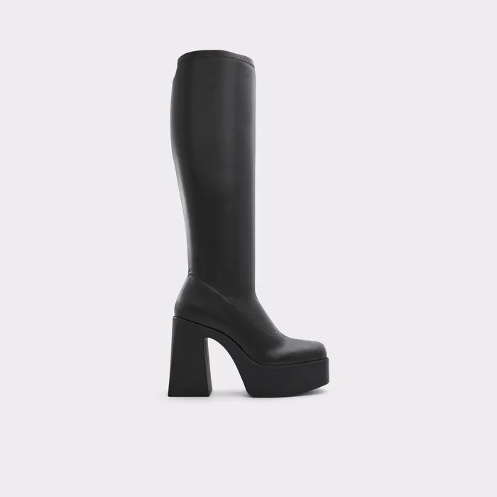 ALDO Boots Women Moulin Black Synthetic