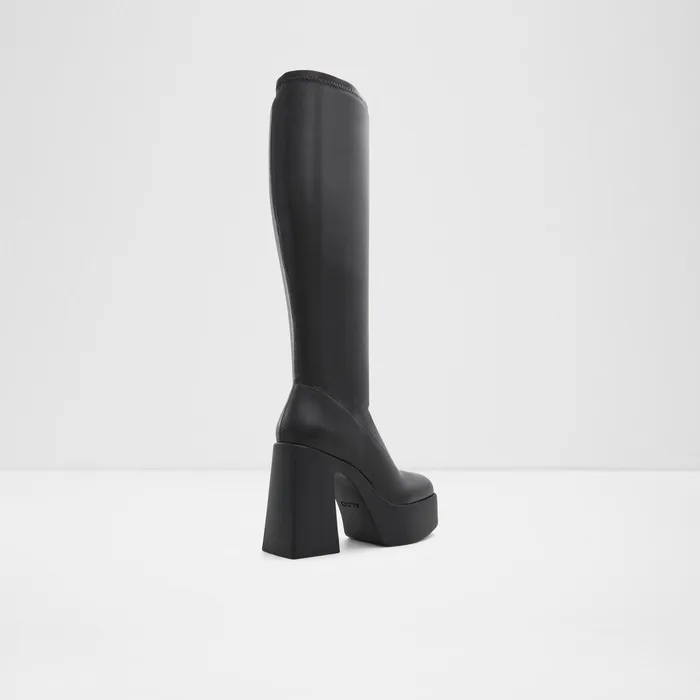 ALDO Boots Women Moulin Black Synthetic