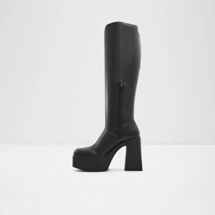 ALDO Boots Women Moulin Black Synthetic