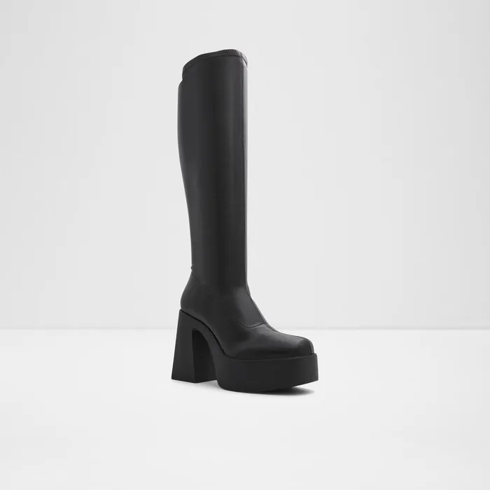 ALDO Boots Women Moulin Black Synthetic