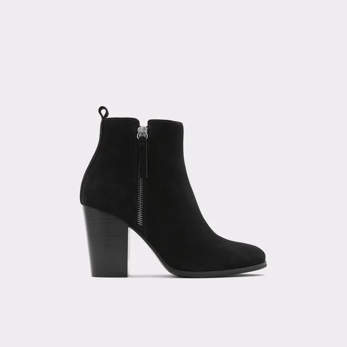 ALDO Boots Women Noemieflex Black Leather Nubuck