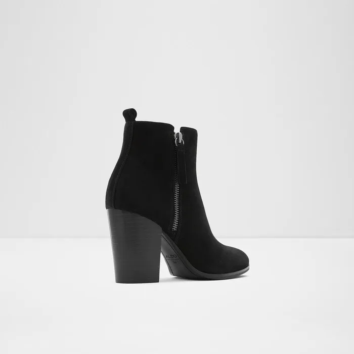 ALDO Boots Women Noemieflex Black Leather Nubuck