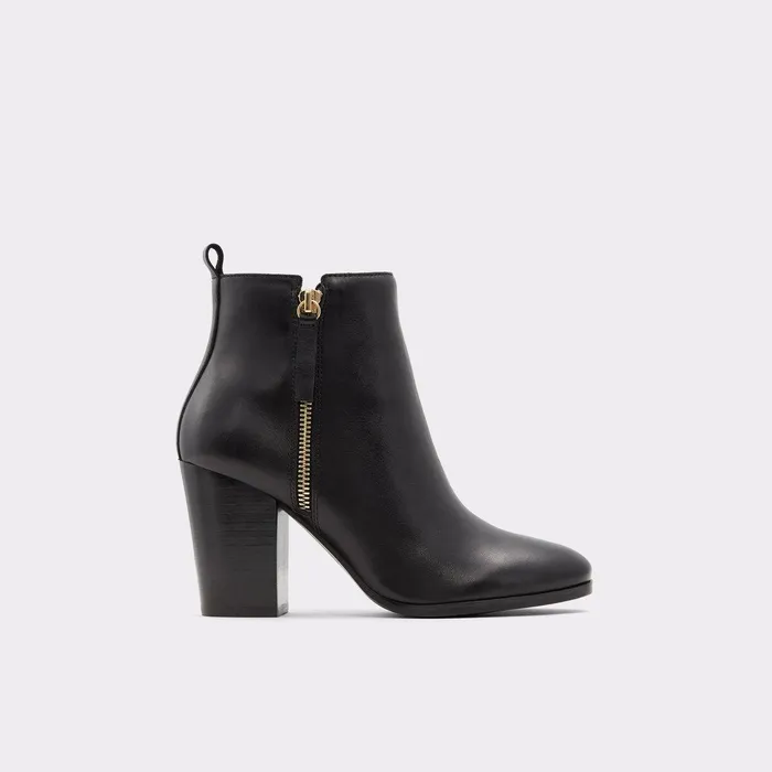 ALDO Boots Women Noemieflex Black Leather Smooth