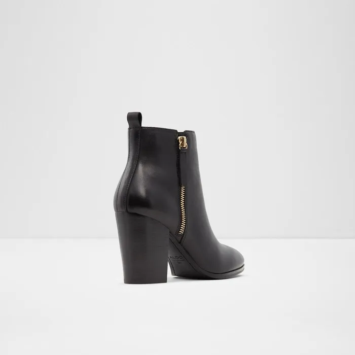 ALDO Boots Women Noemieflex Black Leather Smooth