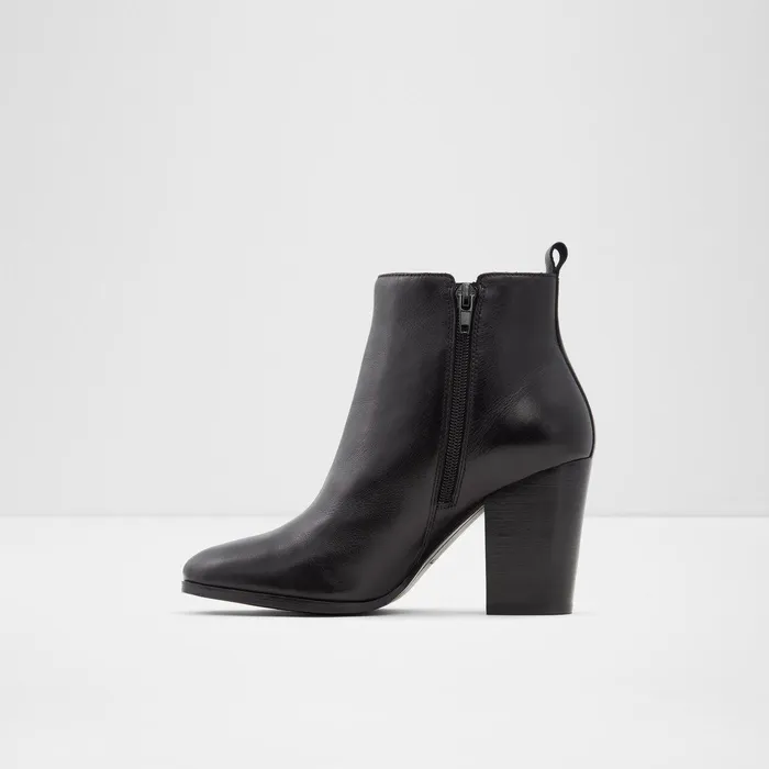 ALDO Boots Women Noemieflex Black Leather Smooth
