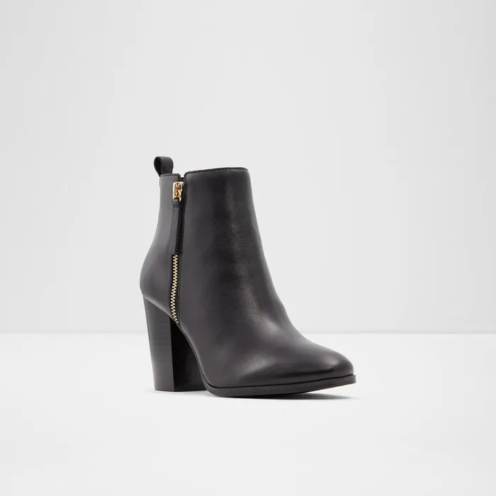 ALDO Boots Women Noemieflex Black Leather Smooth