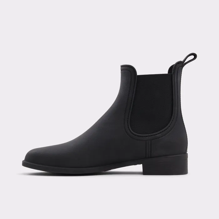 ALDO Boots Women Rain Black Synthetic Rubber
