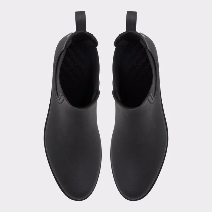 ALDO Boots Women Rain Black Synthetic Rubber